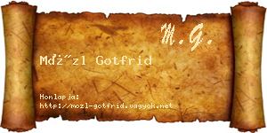 Mözl Gotfrid névjegykártya